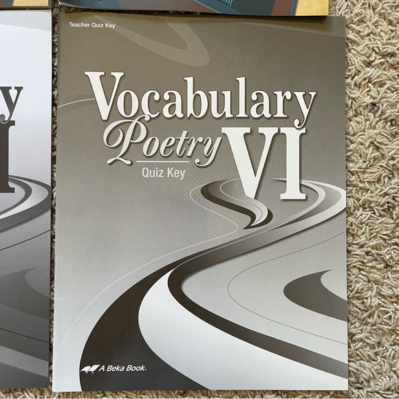Abeka Language Arts Vocabulary Poetry Fifth Edition Set of Books Homeschool - Picture 5 of 5
